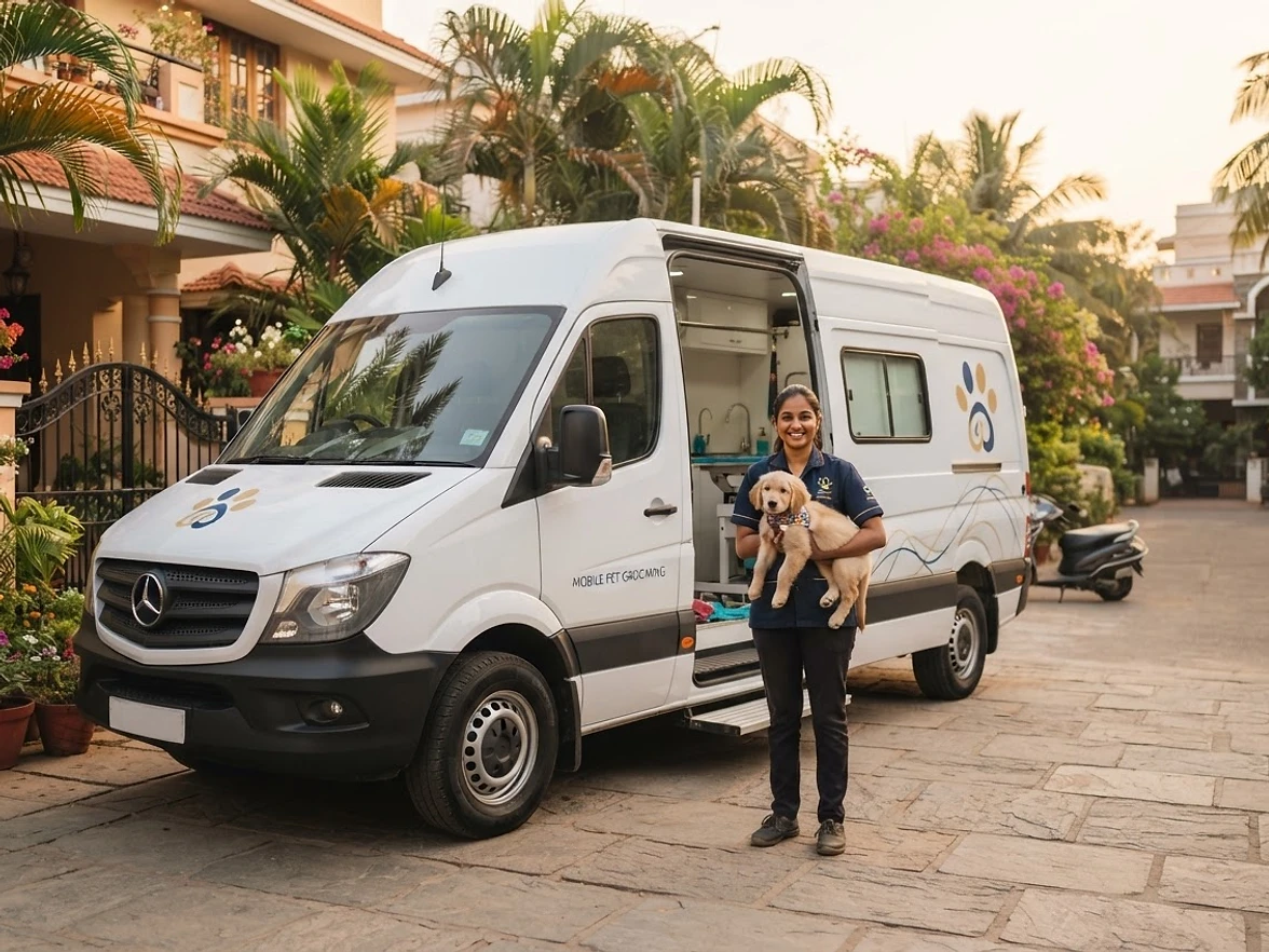 PET IT BE mobile doorstep grooming van